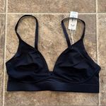 Aerie SMOOTHEZ Mesh Bralette True Black Size Small Photo 3