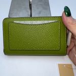 Michael Kors JET SET SM ZIP CARD CASE MEADOW GREEN LEATHER MSRP 78 Photo 5
