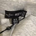 Missguided Misguided Women Sean John x Misguided ribbed leggings light gray Sz. 12 NWT Photo 8