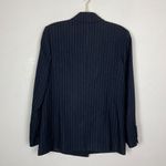Rebecca Minkoff  Woman's 6 Navy Blue Pinstripe‎ Double Breasted Gabby Blazer Photo 7