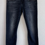 R13  Women's Biker Boy Skinny Crop Jeans in Strummer Black Photo 0