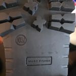 Marc Fisher  Chelsea Pirro Boots Lug Sole Size 10 Chunky White Leather Platform Photo 3