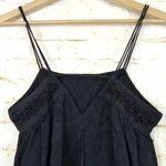 Urban Outfitters  Ecote Cami Top Women S Black Floral Bead Tassel Romantic Goth Photo 11