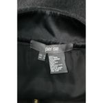 Per Se Gray Front Zip Skirt Size 2 Wool Angora Blend Faux Leather Accent Photo 8