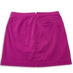 Gap Y2K Skirt Womens 4 Pink Mini Button Up Preppy Retro Pockets Stretch 32x17 Photo 6