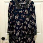 carole little Vintage  II Black Button Down Long Sleeve Blouse Photo 0