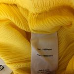 L'Agence Womens Nikita Pants Pull On Crinkled Wide Leg Yellow XXS Photo 4