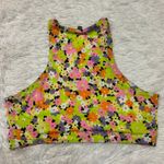 Revolve AFRM Darya Crop Top Spring Lime Ditsy Photo 3