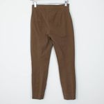 Everlane  The Fixed Waist Stretch Cotton‎ Work High Rise Pants Size 0 Olive Green Photo 5