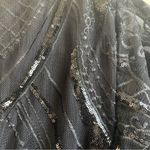 Venus  SEQUIN Detail black embroidered romper Size 4 Photo 6