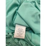 J. McLaughlin Chris Mclaughlin Green/ Blue Embroidered Lace Short-Knee Length Dress Size 18 Photo 5