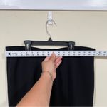 Misook EUC  Pull On Knit Straight Leg Women full length dress Pants Size 0X Black Photo 1