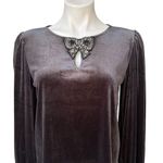 Loft NWT Embellished Bow Holiday Velour
Longsleeve Top, Sz Small Photo 7