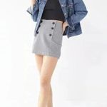 Urban Outfitters  | UO Sailorette Grey Striped Mini Skirt Size S Small NWT Photo 5