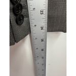 J.Crew  Donegal Mini Check Three Button Wool Cashmere Blazer Jacket Size 8 Grey Photo 11