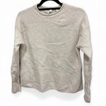 Vince crew neck ribbed wool/cashmere blend sweater in cream size medium Photo 1