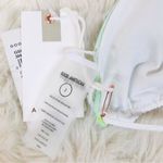 Good American  Green White‎ Tie-Dye String Triangle Bikini Set Size 2 Medium New Photo 9