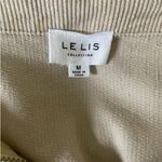 Le lis ‎ Women Top M Beige Collared 1/4 Zip Popover Corduroy Shacket Gorpcore Photo 1