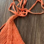 Stolen Hearts Orange Crotchet Bralette Photo 1