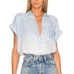Rails Lex Light Vintage Dip Dye Button Down Top Photo 0