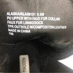 Steve Madden Alaska Faux Fur Black Leather Combat Women Boots Size 6.5 Photo 11
