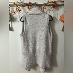 G.I.L.I. Textured sweater Open Front Vest Gray Photo 4