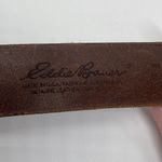 Eddie Bauer Brown Leather Belt Small Photo 1