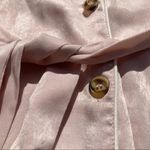 Lulu’s ELISE BLUSH SATIN LONG SLEEVE MIDI Dress Photo 5