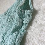 ZARA Light Blue Lace Bodycon Dress Photo 6