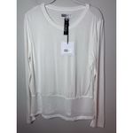 Beach Riot  Kennedy Long Sleeve White Top Sz L NWT $78 Photo 7