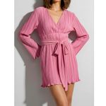 Lovers + Friends  Bernice Pleated Mini Dress, Candy Pink, Large Photo 1