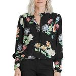 Vertigo Paris Vertigo Floral Crepe Lightweight Jacket Photo 0