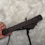 Coach Black and Grey Signature Crossbody Photo 8