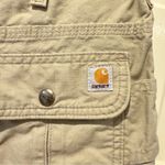 Carhartt Women’s Vintage WB164 Six Pocket Cargo Shorts Tan Size 8 Photo 4
