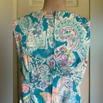 R&K Blue and Pink Patterned Dress Size 8 Photo 4