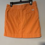 Vineyard Vines  Mini  Skirt Womens 6 Orange Corduroy‎  Casual  Pockets Preppy Photo 4