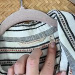 Soft Surroundings striped embroidered gauze cotton tunic blouse w/ pockets Photo 6