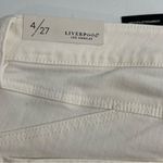 NWT Liverpool Ivory Cream Porcelain Hugger Piper Ankle Skinny Jeans Size 4 / 27 White Photo 7