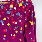 Talbots  Cotton Bateau Neck‎ Tee Lovely Floral Small Multicolor Preppy Stretch Photo 2