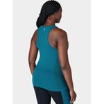 Sweaty Betty Athlete Seamless Tank Top Large Reef Teal Blue Activewear EUC Photo 1