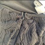 Vital A black lace matching hi-low skirt set crop top Y2K bachelorette formal Photo 8