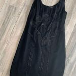 Valentino Garavani VALENTINO BLACK BEADED DRESS size 8 Photo 0