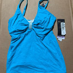 Coco reef Women’s  Twist Tankini Swim Suit Top 38C Cup Sea Blue NWT Under Wire Photo 0