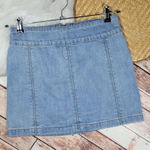 Free People ‎ Denim Mini Skirt Photo 0