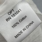 Anthropologie O.P.T White Embroidered Short Sleeve Mini Dress L Photo 7