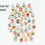 Handmade Lobster cute oval charm brown leather cord necklace choker Photo 1