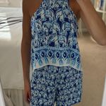 Lilly Pulitzer  Romper Blue Print Photo 0