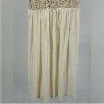 ZARA  cream ivory off white crochet midi dress Photo 4