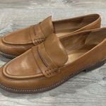 Madewell Elinor Tan Leather Loafer Size 9 Photo 0