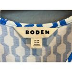 Boden Knot Detail Jersey Geo Mini Dress Size US/2R Blue Photo 8
